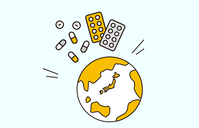 Illustration of the pill and the earth